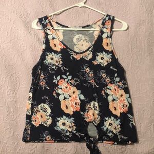 Floral tank top